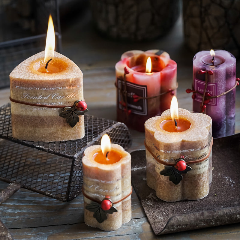 Shuflower – Lois Scented Candle | Handmade Floral Fragrance Candle for Romantic Dinner, Wedding & Gifts