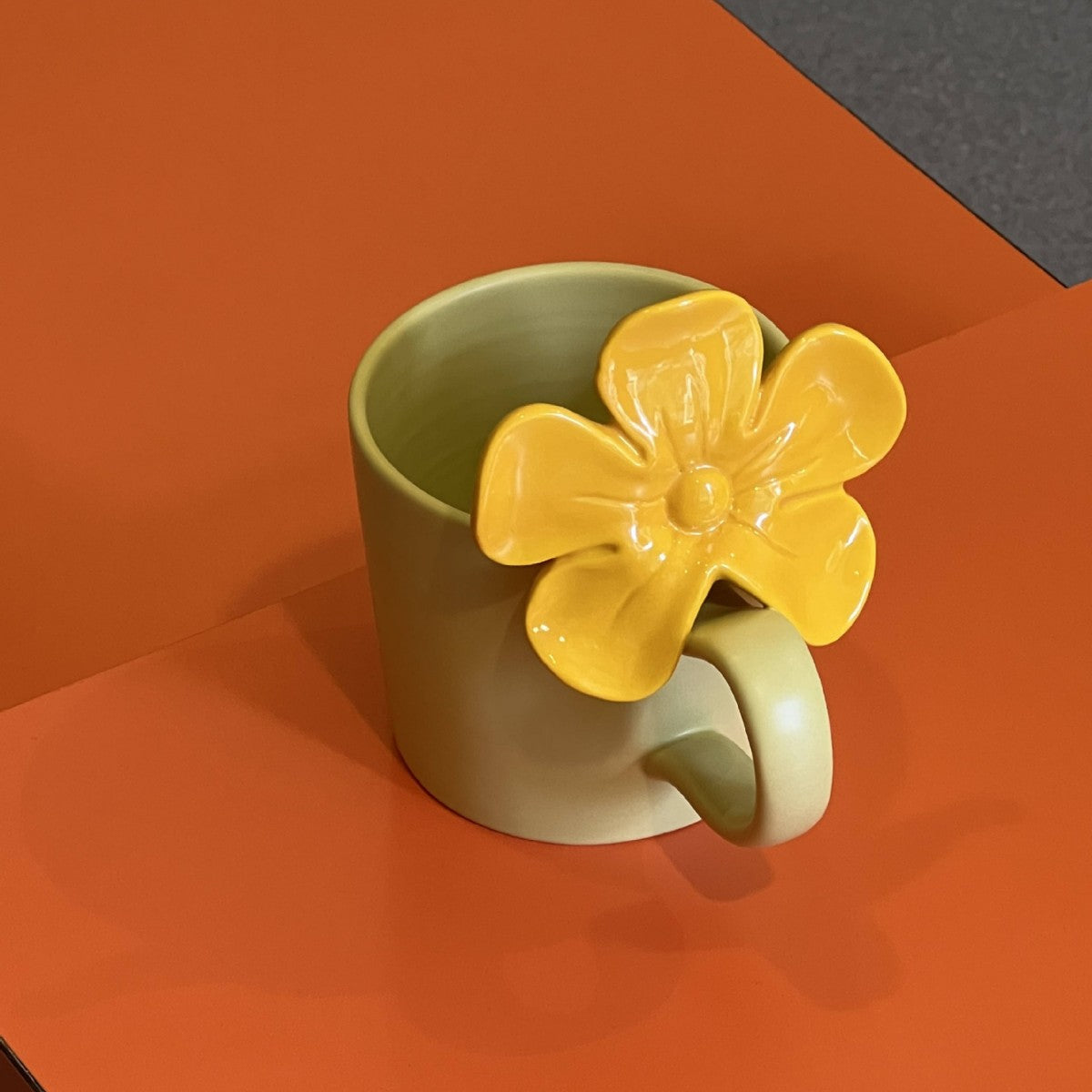 Ceramic high-end flower mug coffee cup for friends, lovers, holiday gifts