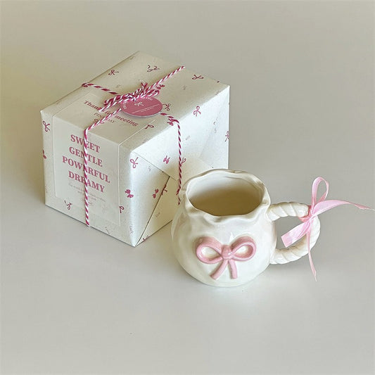 Shuflower – Butterfly Ceramic Mug with Gift Box | 340ml Hand-Painted Coffee Cup