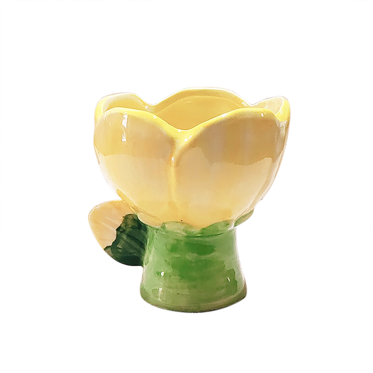 Tulip Ceramic Mug 300ml – Flower Shaped Coffee Cup with Hand-Painted Underglaze Finish – Artistic Floral Drinkware for Tea, Milk, Latte – Gift for Women, Girls & Flower Lovers